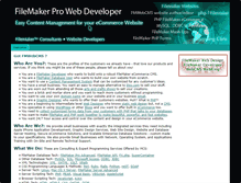 Tablet Screenshot of filemakerwebdeveloper.com
